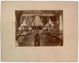 Sala de modelos de artillería, c.1870